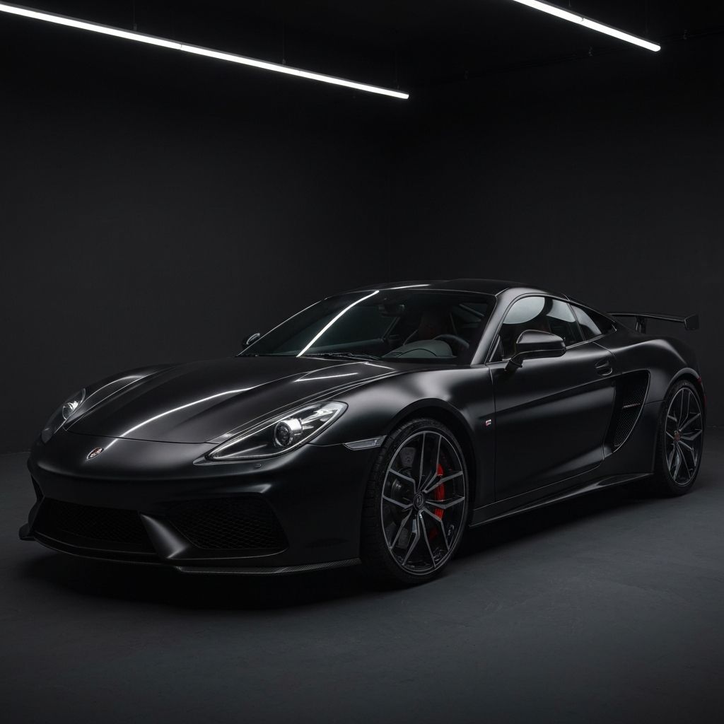 Auto con trattamento ceramic coating professionale